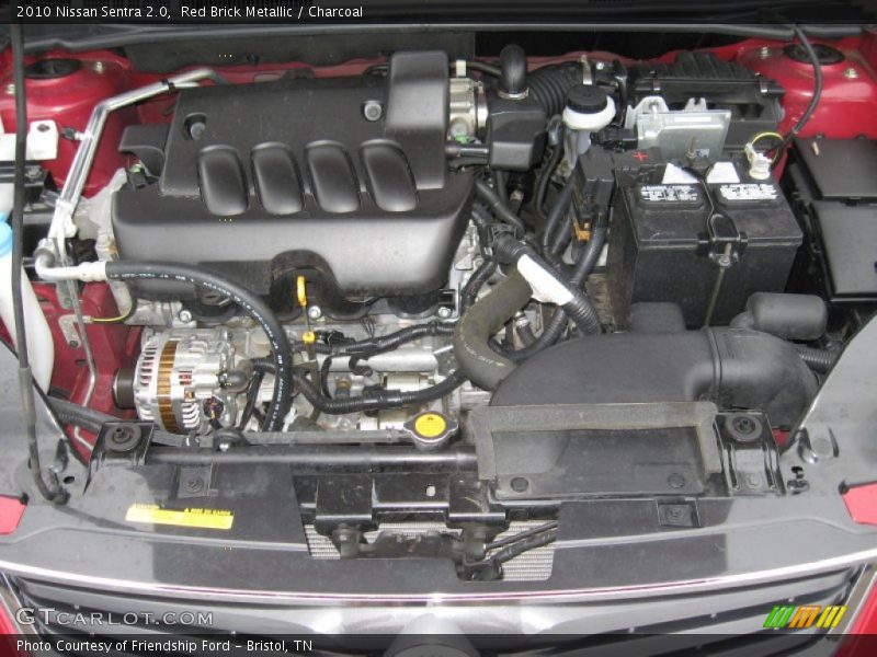 Red Brick Metallic / Charcoal 2010 Nissan Sentra 2.0