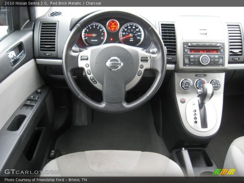 Red Brick Metallic / Charcoal 2010 Nissan Sentra 2.0