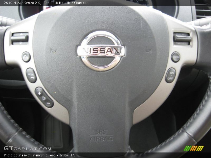 Red Brick Metallic / Charcoal 2010 Nissan Sentra 2.0