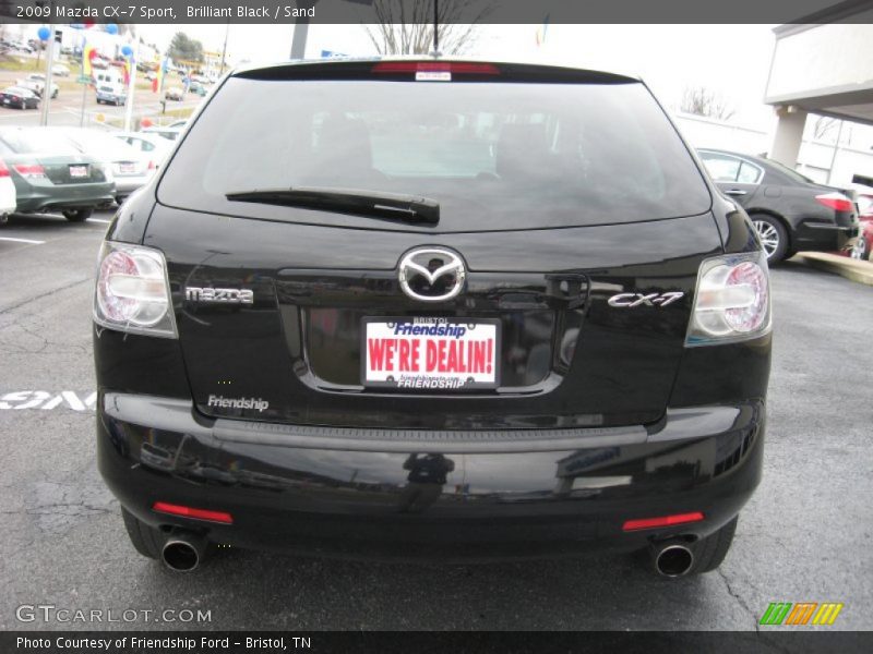 Brilliant Black / Sand 2009 Mazda CX-7 Sport