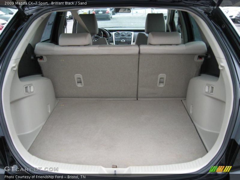 Brilliant Black / Sand 2009 Mazda CX-7 Sport