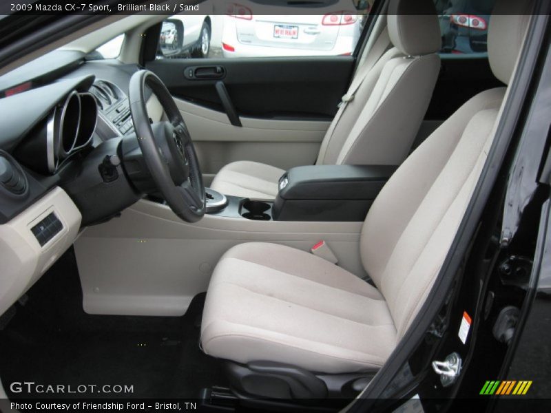 Brilliant Black / Sand 2009 Mazda CX-7 Sport