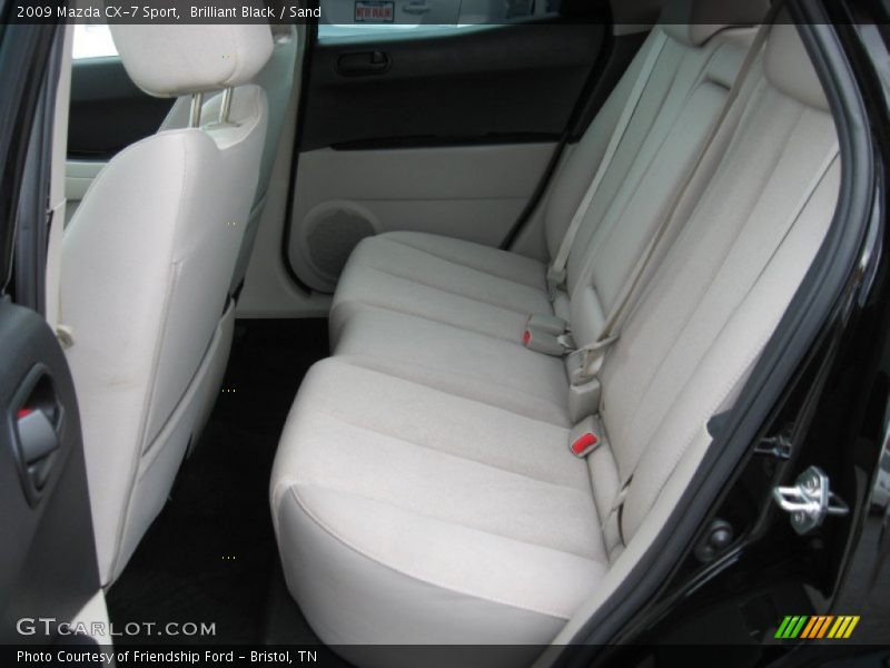 Brilliant Black / Sand 2009 Mazda CX-7 Sport