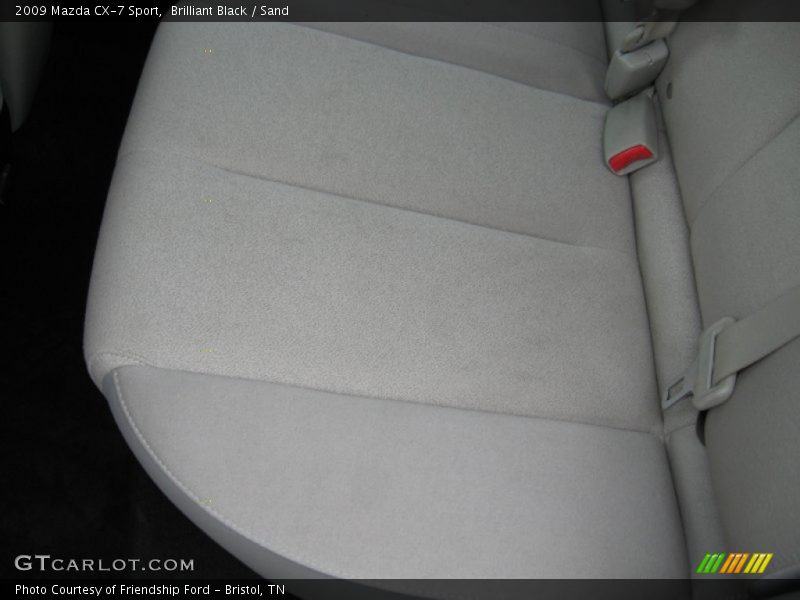 Brilliant Black / Sand 2009 Mazda CX-7 Sport