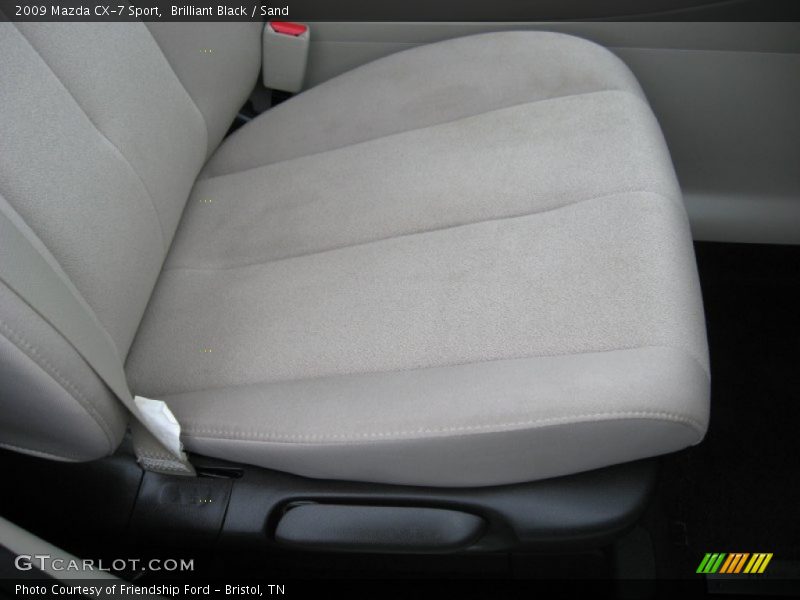 Brilliant Black / Sand 2009 Mazda CX-7 Sport