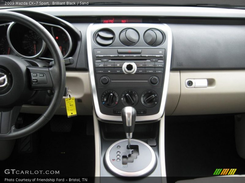Brilliant Black / Sand 2009 Mazda CX-7 Sport