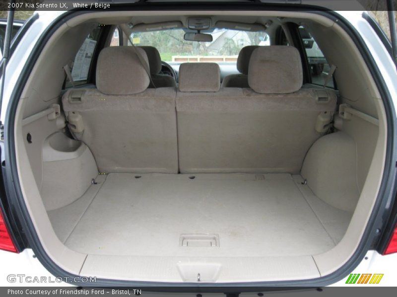 White / Beige 2007 Kia Sorento LX