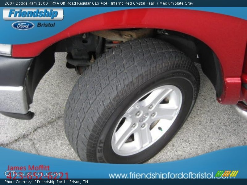 Inferno Red Crystal Pearl / Medium Slate Gray 2007 Dodge Ram 1500 TRX4 Off Road Regular Cab 4x4