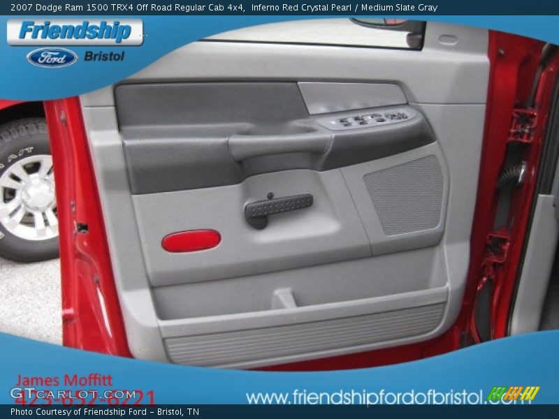 Inferno Red Crystal Pearl / Medium Slate Gray 2007 Dodge Ram 1500 TRX4 Off Road Regular Cab 4x4