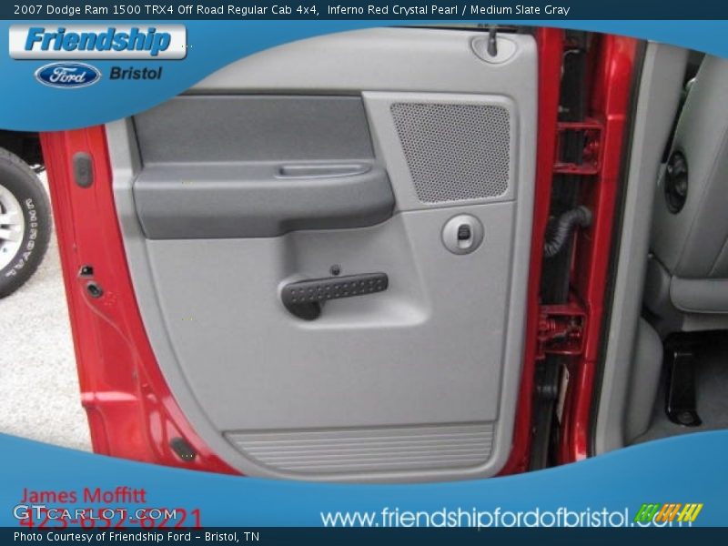 Inferno Red Crystal Pearl / Medium Slate Gray 2007 Dodge Ram 1500 TRX4 Off Road Regular Cab 4x4