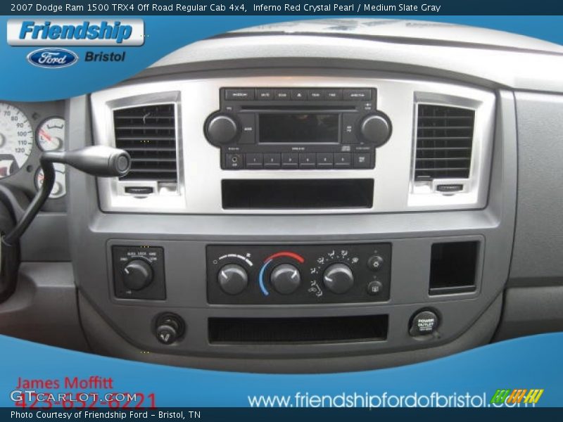 Inferno Red Crystal Pearl / Medium Slate Gray 2007 Dodge Ram 1500 TRX4 Off Road Regular Cab 4x4