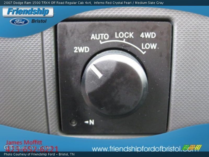 Inferno Red Crystal Pearl / Medium Slate Gray 2007 Dodge Ram 1500 TRX4 Off Road Regular Cab 4x4