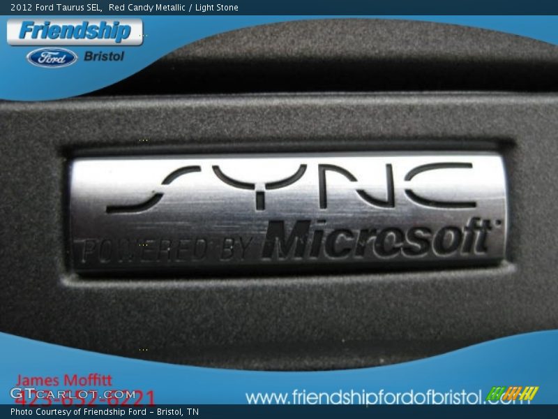 Red Candy Metallic / Light Stone 2012 Ford Taurus SEL