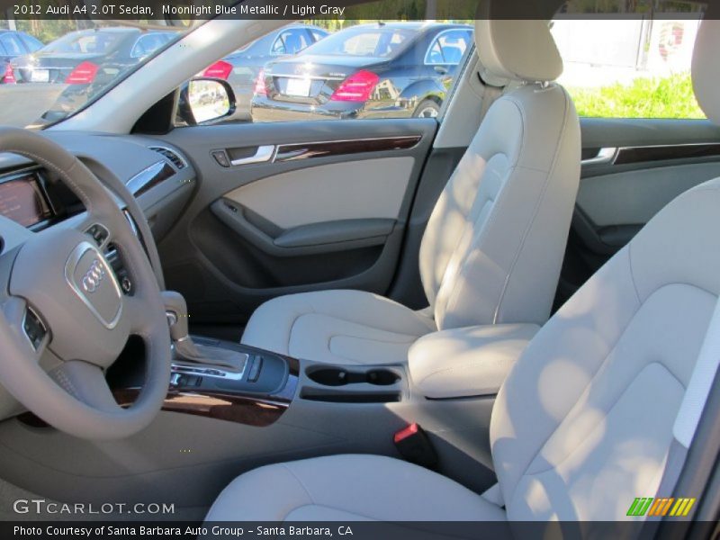 Moonlight Blue Metallic / Light Gray 2012 Audi A4 2.0T Sedan