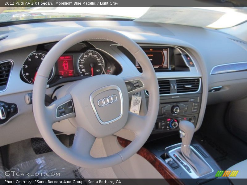 Moonlight Blue Metallic / Light Gray 2012 Audi A4 2.0T Sedan