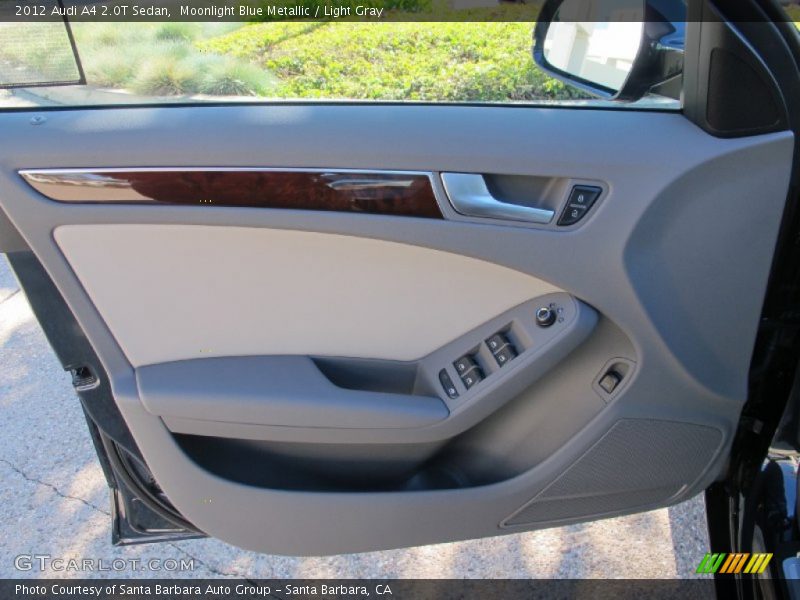 Moonlight Blue Metallic / Light Gray 2012 Audi A4 2.0T Sedan