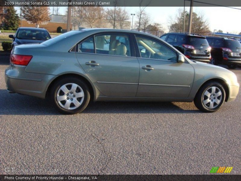 Natural Khaki Green / Camel 2009 Hyundai Sonata GLS V6
