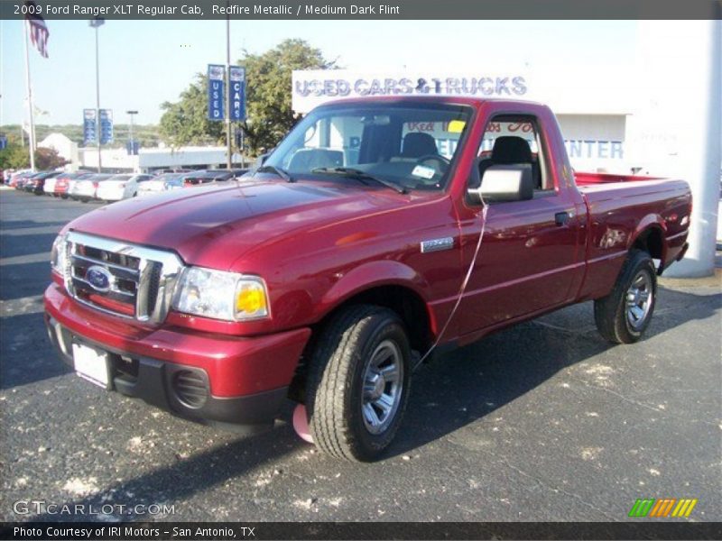 Redfire Metallic / Medium Dark Flint 2009 Ford Ranger XLT Regular Cab