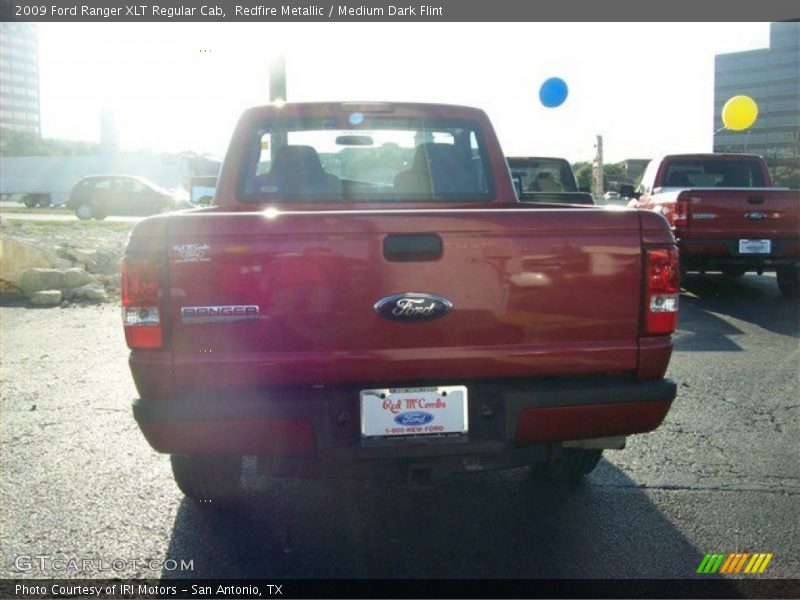 Redfire Metallic / Medium Dark Flint 2009 Ford Ranger XLT Regular Cab