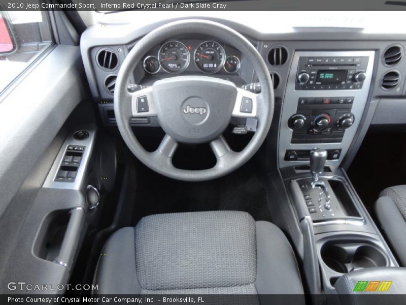 Inferno Red Crystal Pearl / Dark Slate Gray 2010 Jeep Commander Sport