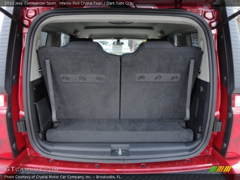 Inferno Red Crystal Pearl / Dark Slate Gray 2010 Jeep Commander Sport