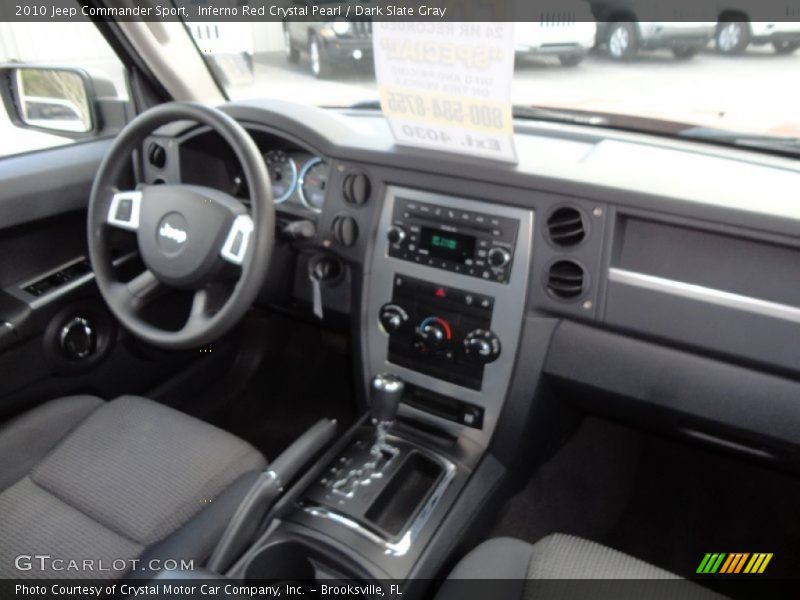 Inferno Red Crystal Pearl / Dark Slate Gray 2010 Jeep Commander Sport