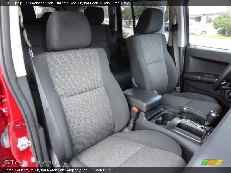 Inferno Red Crystal Pearl / Dark Slate Gray 2010 Jeep Commander Sport