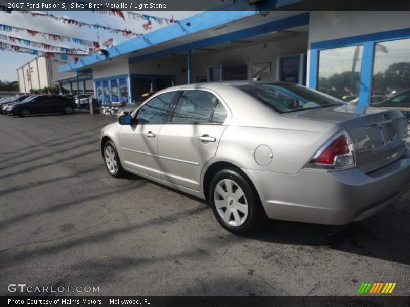 Silver Birch Metallic / Light Stone 2007 Ford Fusion S