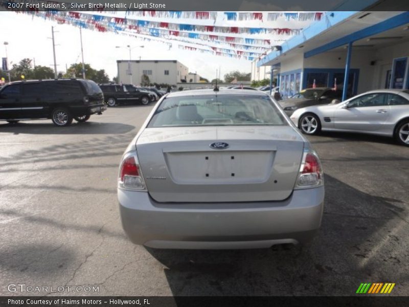 Silver Birch Metallic / Light Stone 2007 Ford Fusion S