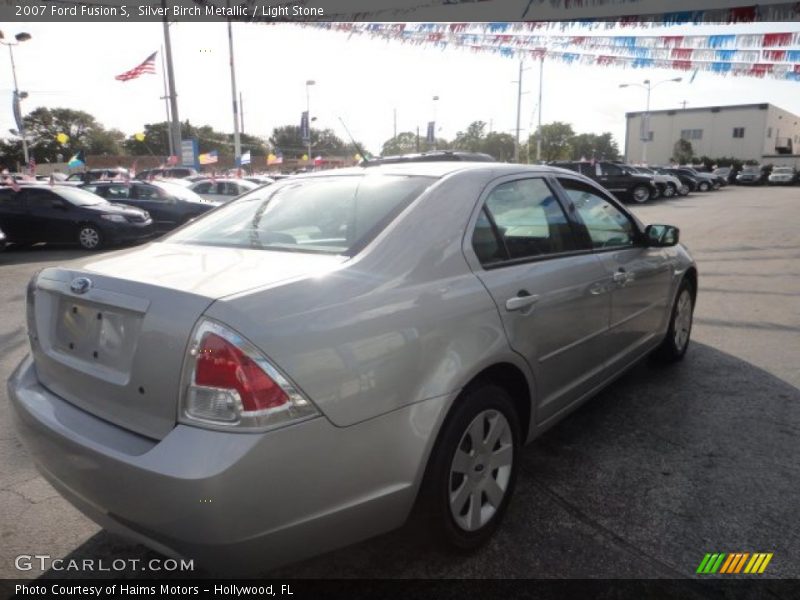 Silver Birch Metallic / Light Stone 2007 Ford Fusion S