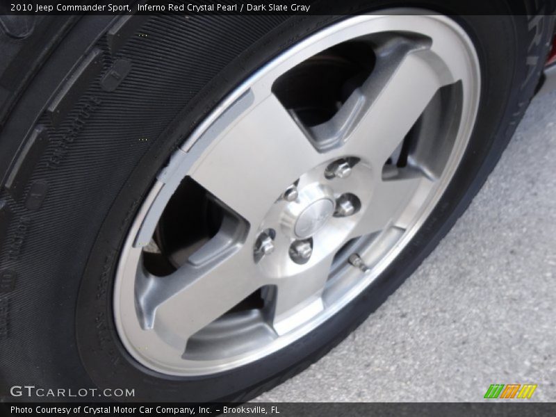 Inferno Red Crystal Pearl / Dark Slate Gray 2010 Jeep Commander Sport