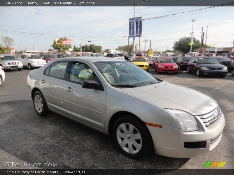 Silver Birch Metallic / Light Stone 2007 Ford Fusion S