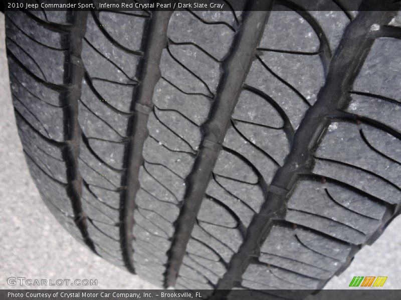 Inferno Red Crystal Pearl / Dark Slate Gray 2010 Jeep Commander Sport