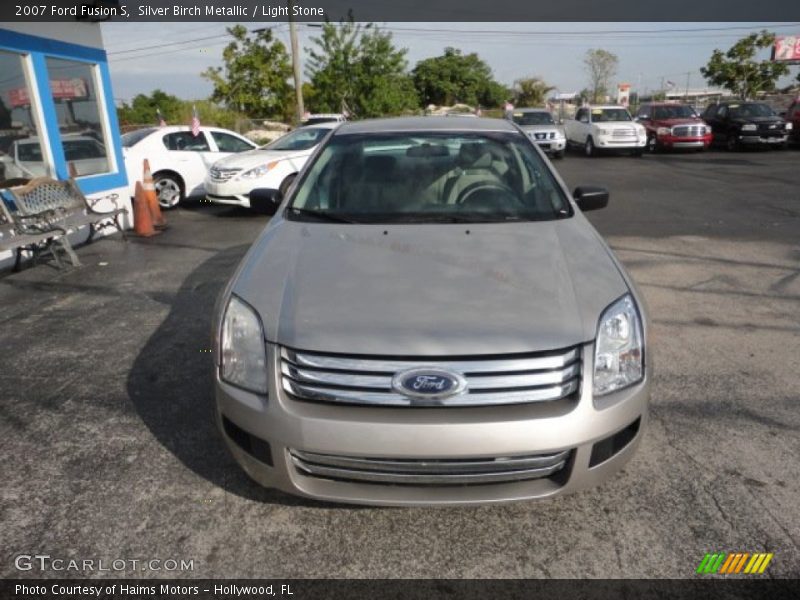 Silver Birch Metallic / Light Stone 2007 Ford Fusion S