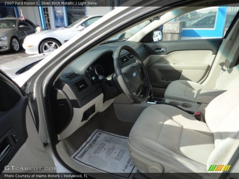 Silver Birch Metallic / Light Stone 2007 Ford Fusion S