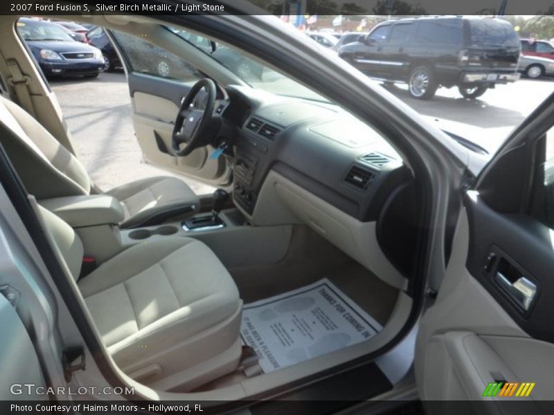 Silver Birch Metallic / Light Stone 2007 Ford Fusion S