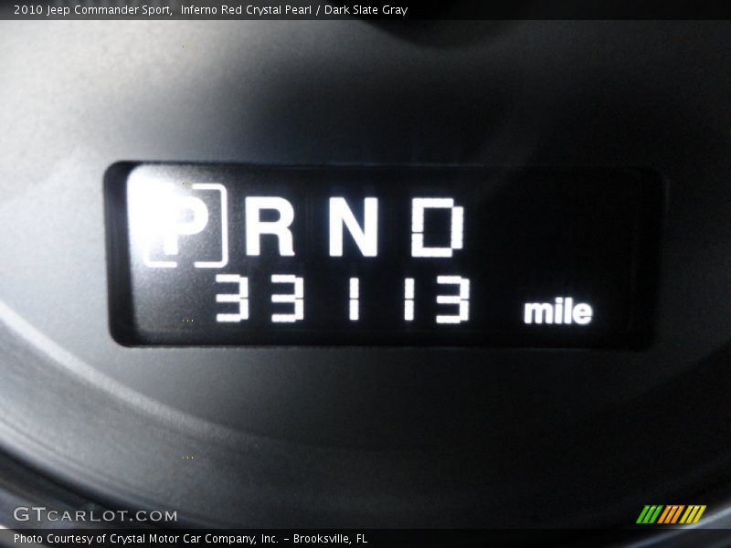 Inferno Red Crystal Pearl / Dark Slate Gray 2010 Jeep Commander Sport