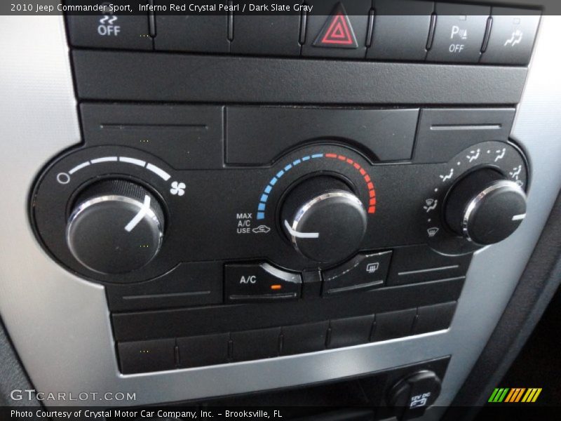 Inferno Red Crystal Pearl / Dark Slate Gray 2010 Jeep Commander Sport