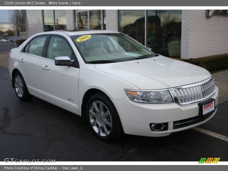 White Suede / Sand 2008 Lincoln MKZ Sedan