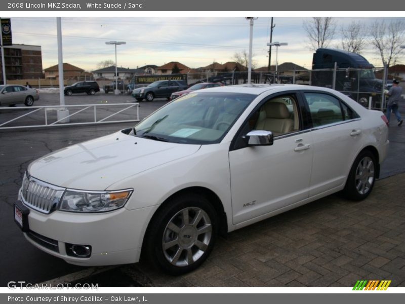 White Suede / Sand 2008 Lincoln MKZ Sedan