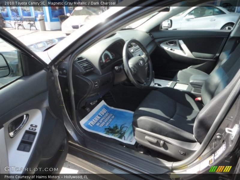Magnetic Gray Metallic / Dark Charcoal 2010 Toyota Camry SE