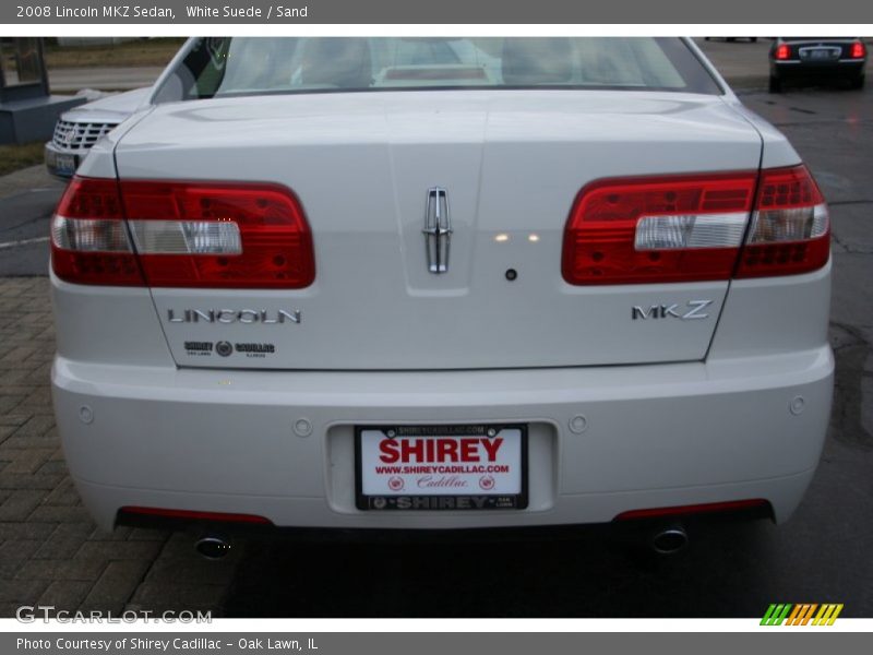 White Suede / Sand 2008 Lincoln MKZ Sedan