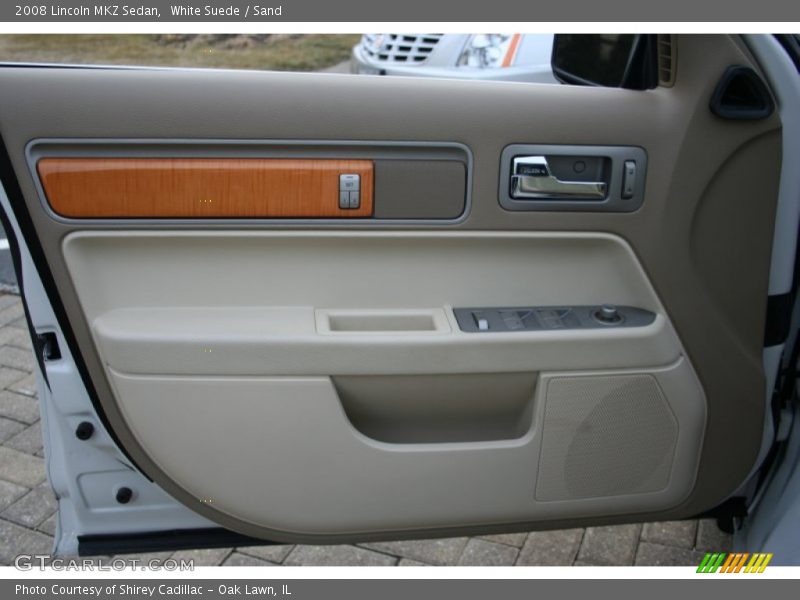 White Suede / Sand 2008 Lincoln MKZ Sedan