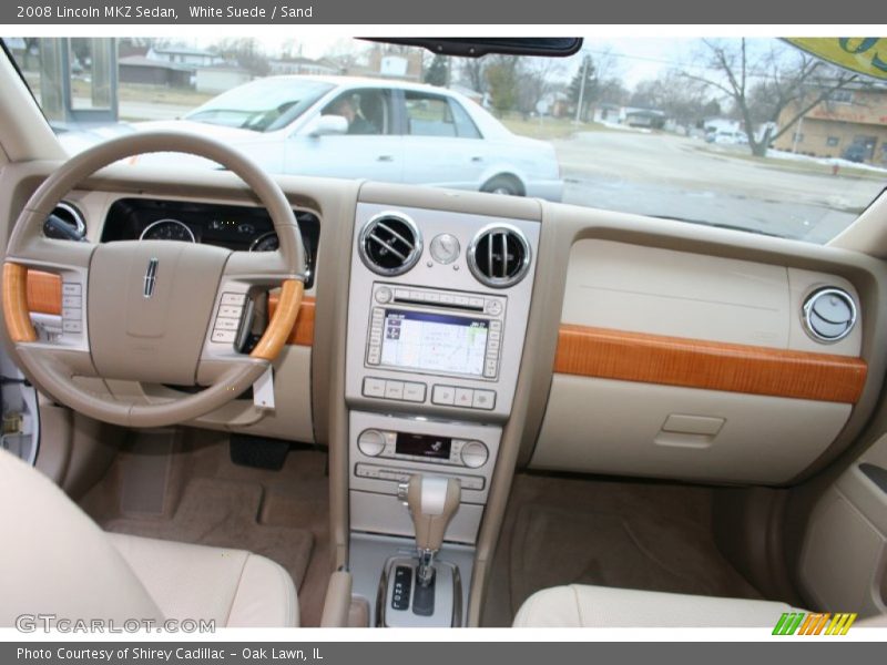 White Suede / Sand 2008 Lincoln MKZ Sedan