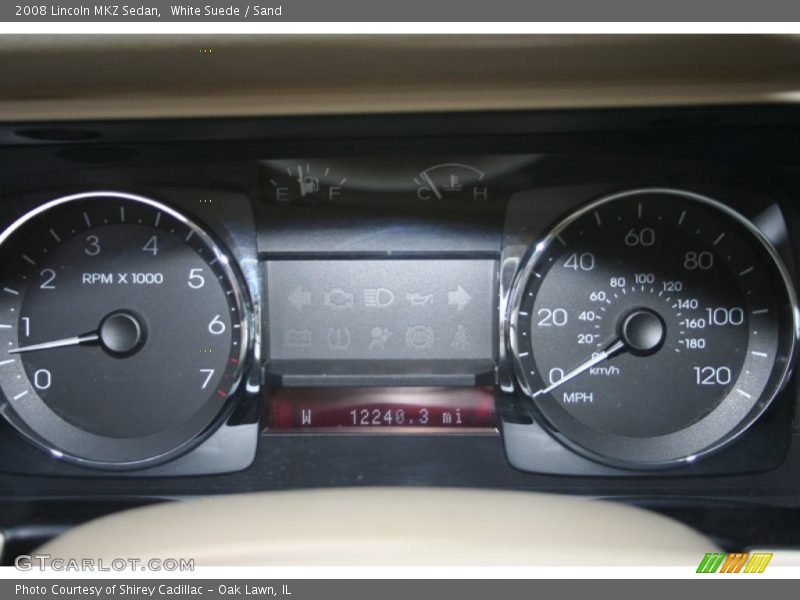 White Suede / Sand 2008 Lincoln MKZ Sedan
