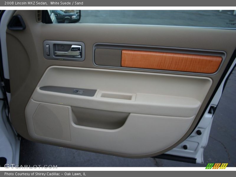 White Suede / Sand 2008 Lincoln MKZ Sedan