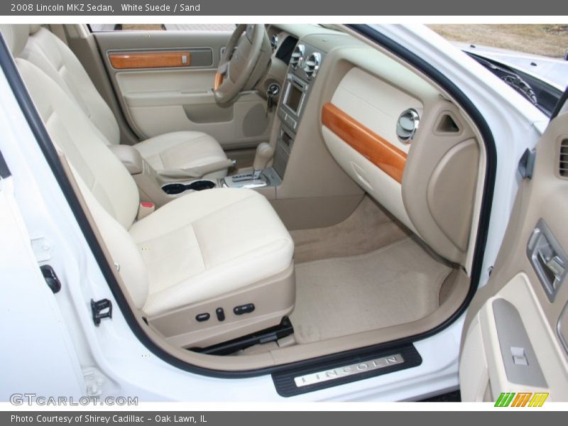 White Suede / Sand 2008 Lincoln MKZ Sedan