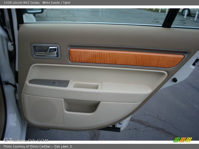 White Suede / Sand 2008 Lincoln MKZ Sedan