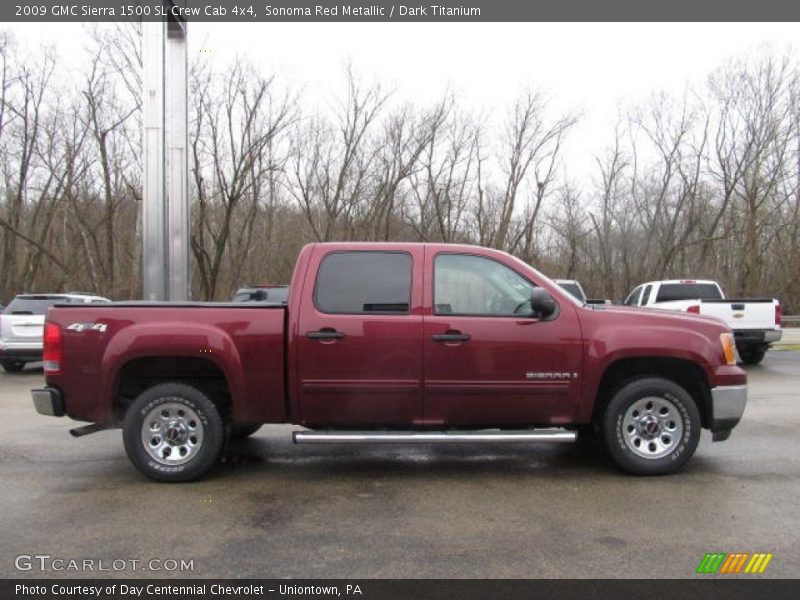  2009 Sierra 1500 SL Crew Cab 4x4 Sonoma Red Metallic
