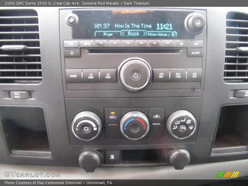 Sonoma Red Metallic / Dark Titanium 2009 GMC Sierra 1500 SL Crew Cab 4x4